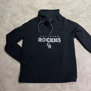 Colorado Rockies Black Pullover Hoodie